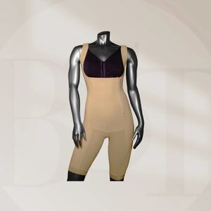 NWT Body Shape Tech Beige Faja Garment Post Surgical Lateral Zip Above Knee XL